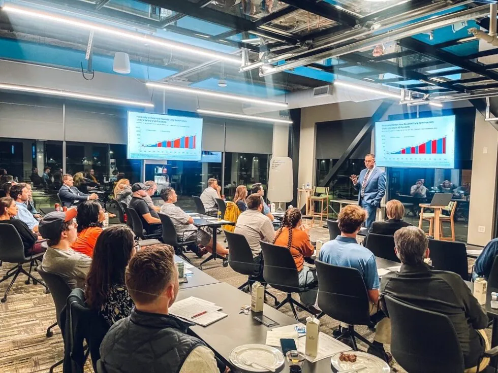Investor coaching event