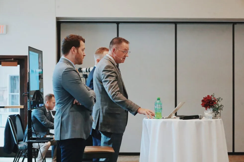 Cornerstone advisors meeting with a family